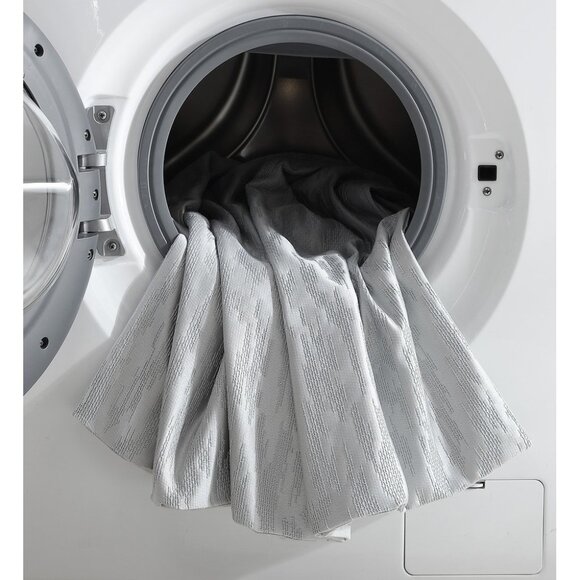 Vera Wang Home Illusion FULL / QUEEN Duvet Cover & Shams Silver Gray - NEW - Picture 2 of 12